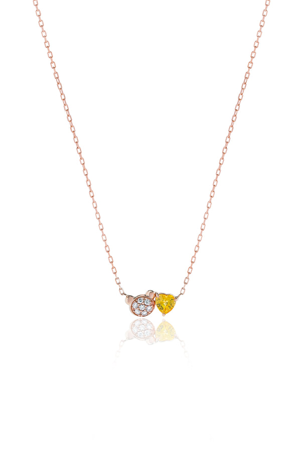 Beary Lovely Necklace in Yellow Sapphire