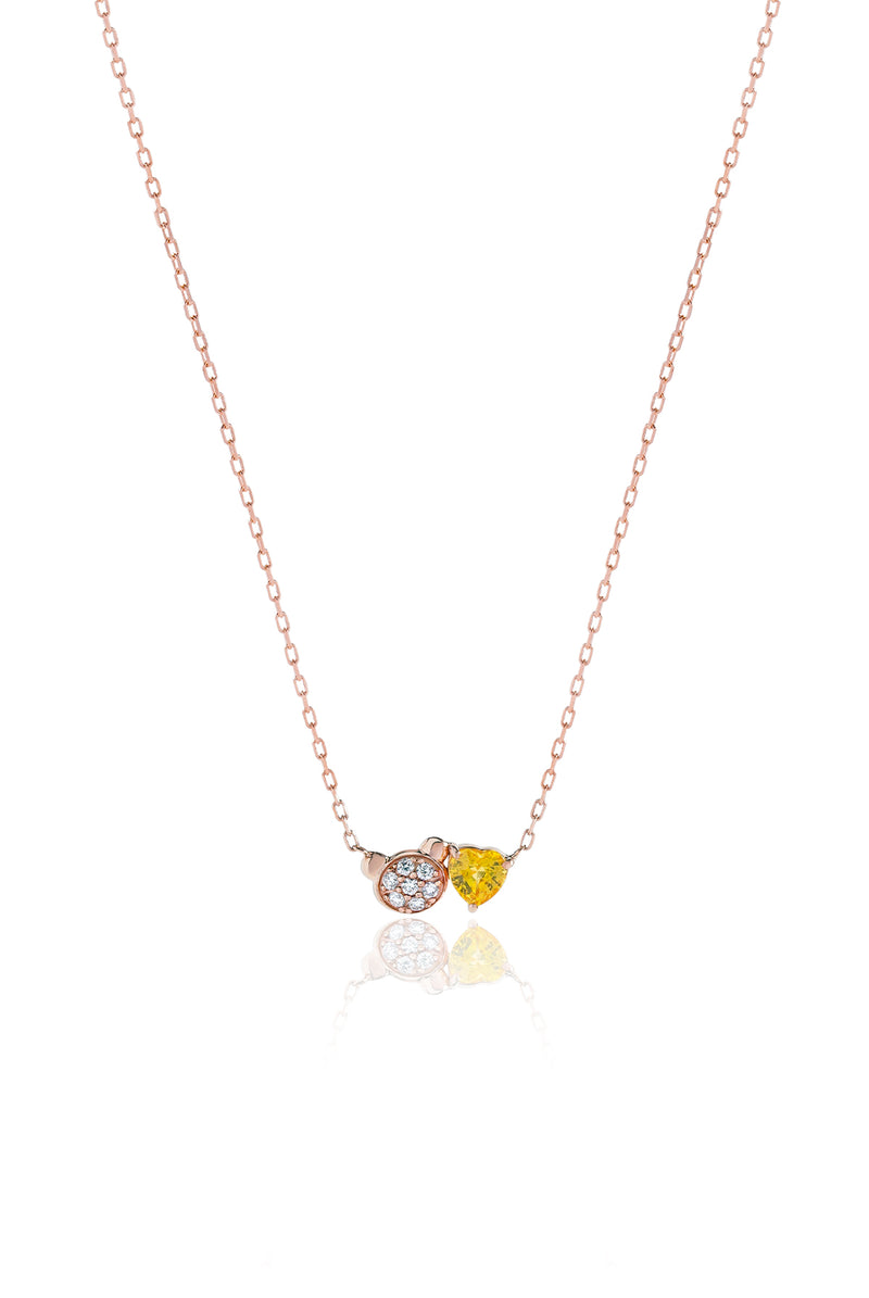 Beary Lovely Necklace in Yellow Sapphire