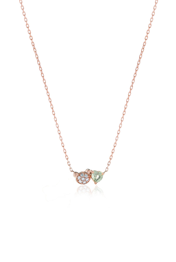 Beary Lovely Necklace in Green Sapphire (PRE-ORDER 8-9 WEEKS)