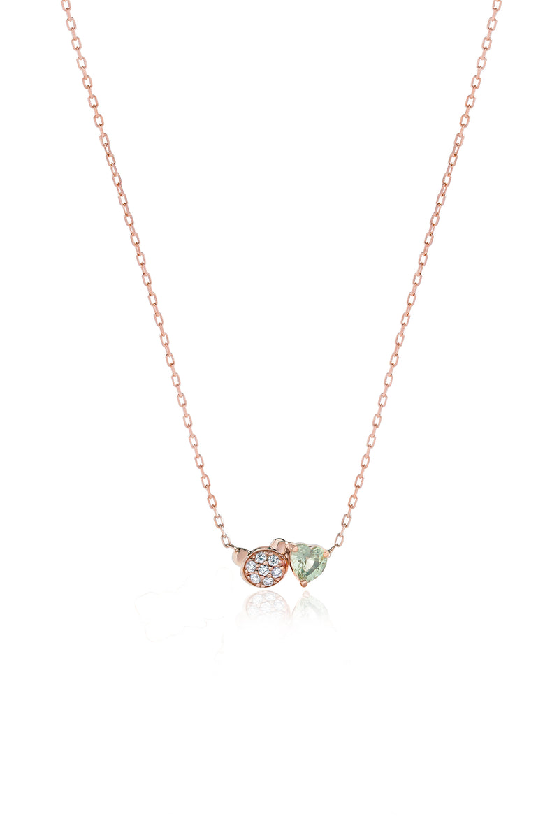 Beary Lovely Necklace in Green Sapphire (PRE-ORDER 8-9 WEEKS)